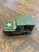 Lot of Toy Military Vehicles and Jet