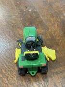 John Deere Toy Lawn Tractor and Cotton Bale Decoration