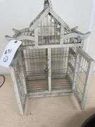 Decorative Hanging Bird Cage with Double Doors