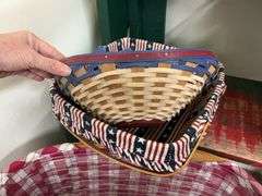 Longaberger Basket Collection: Patriotic Liners