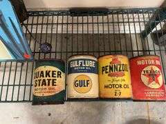 Gulf and Other Motor Oil Advertising Lot