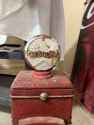 Gas Pump, Replica, Wood 27" H