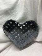 Wire Basket with Liner, Heart Basket, and Star Planter