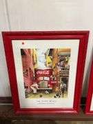 Coca-Cola The Road Block Picture Framed