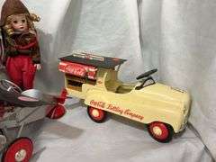 Coca-Cola Stain Glass Style Lamp