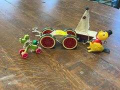 Assorted Wooden and Plastic Toys
