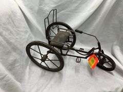 Metal Tricycle Sculpture