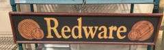 Redware Style Decorative Wooden Sign