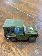 Lot of Toy Military Vehicles and Jet