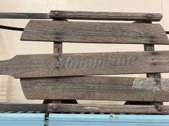 Wood 'Monoplane' Sled