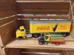 Coca-Cola Candy/Cookie Jar, Glass with Metal Top