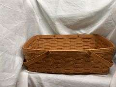 Two Handwoven Longaberger Baskets, 1993 and 1985