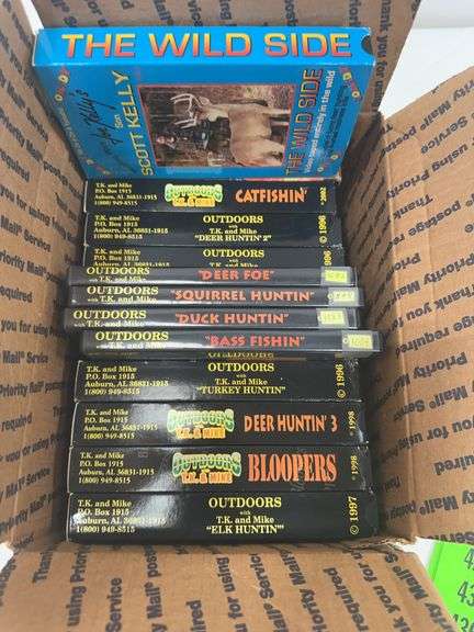 Lot of T.K. and Mike Outdoors VHS Tapes image