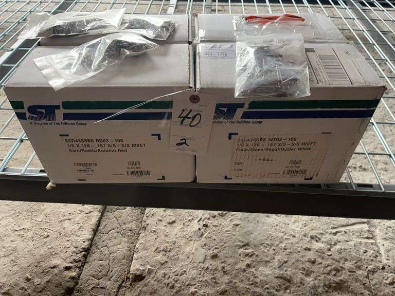 2 Boxes of SEALTITE  1/8 X .126 - .187 S/S Rivets image