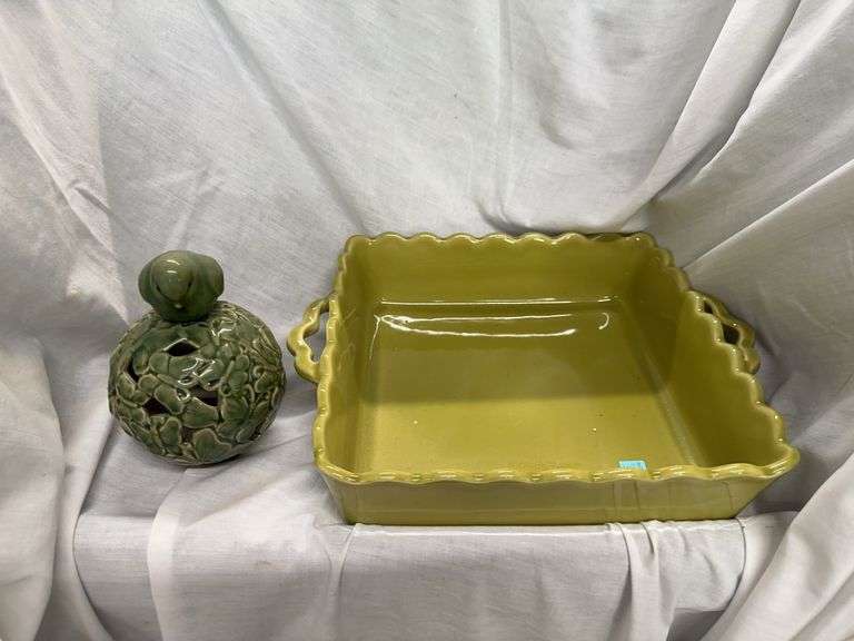 Ceramic Bird Candle Holder and Natures Accents Baking Dish image