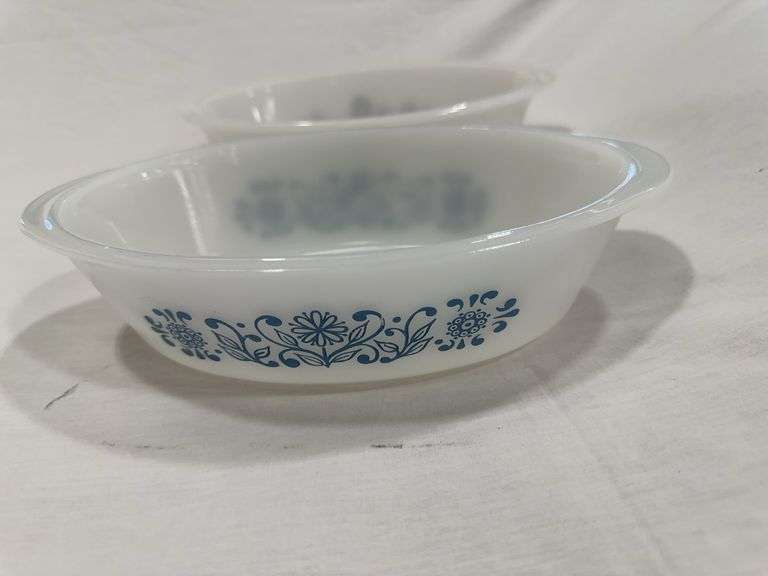 Two Glasbake Vintage Pans image