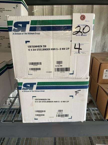 (4) 12 x 3/4 Steelbinder HWH S-D NW Z/P image