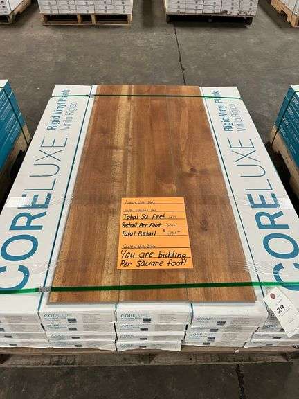 475 Sq. Ft. of CoreLuxe Luxury Vinyl Castle Hill Birch image