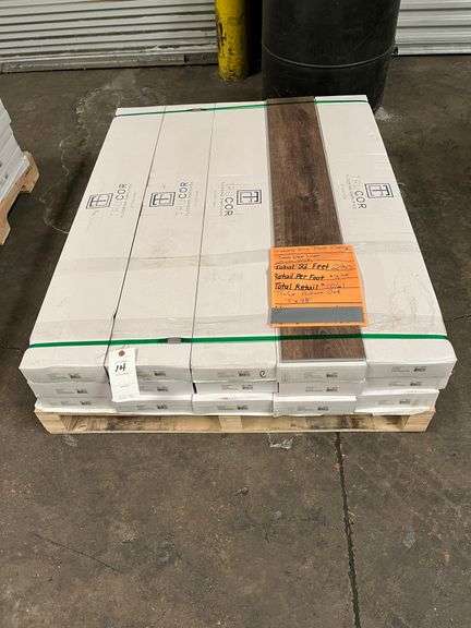 280 Square Feet TRUCOR Autumn Oak Luxury Vinyl Plank Flooring image