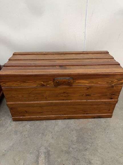 Wooden Storage Trunk image