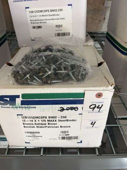 4 Boxes MAXX SteelBinder Screws - 12-14 x 1 1/4 image