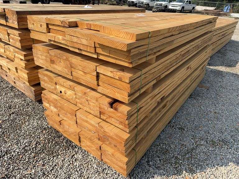 20 Pieces of Southern Yellow Pine Lumber - 2"x12"x10' image