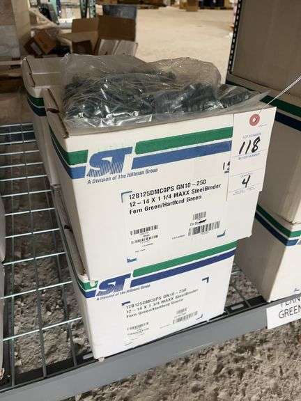 4 Boxes 12-14 X 1 1/4 MAXX SteelBinder Screws image