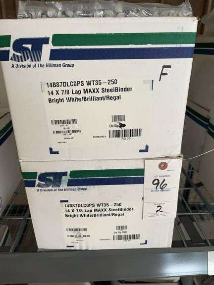 2 Boxes 14 x 7/8 Lap MAXX SteelBinder Screws image