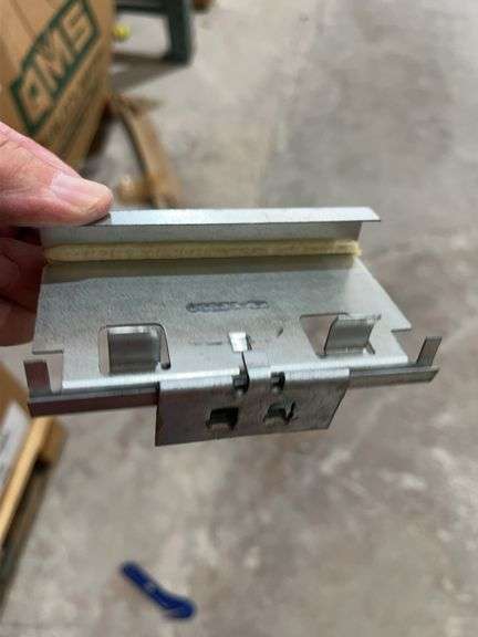 2 1/2" Low Float Clip for 90' Seam Galvanized Roof Deck Fasteners image