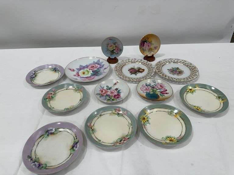 Collection of Decorative Floral Plates image