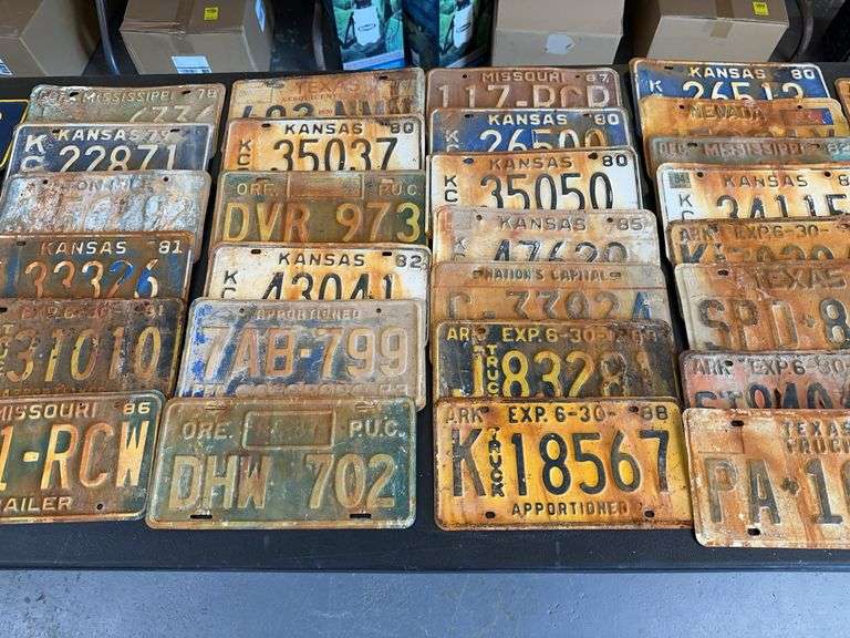 License Plates from Various States image