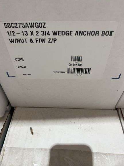 6 Boxes Dewalt Power Studs and 1/2-13 x 2 3/4 Anchors image