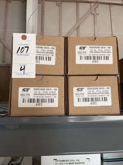4 Boxes SEALTITE GN10-100 S/S Rivets 1/8 x .126 - .187 image