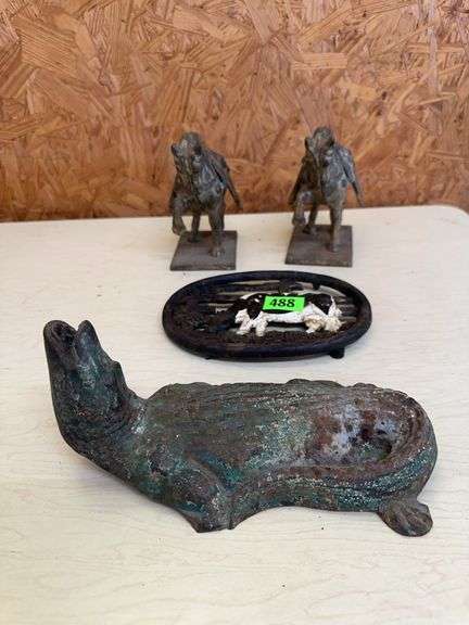 Cast Iron Figural Grouping: image