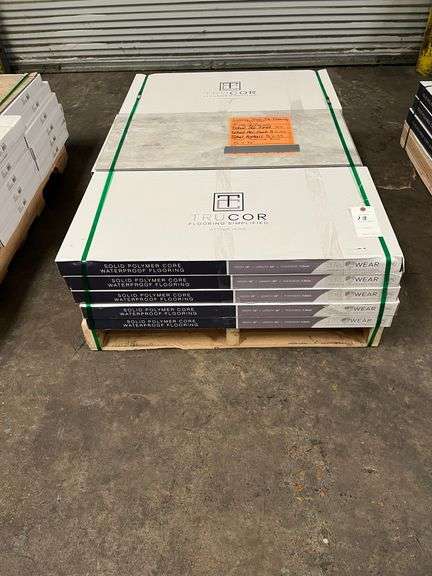 319 Sq. Ft. of TRUCOR Travertine Blanco Luxury Vinyl Tile Flooring, image