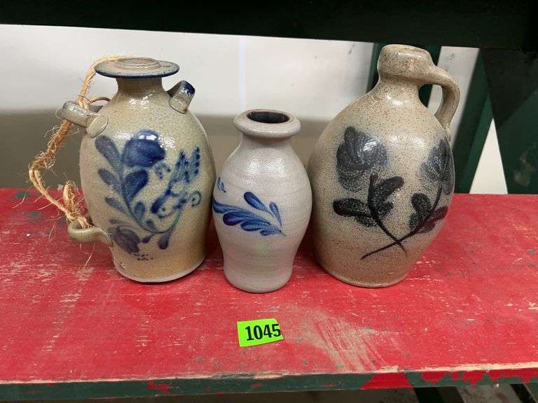 Collection of Three Stoneware Vessels image