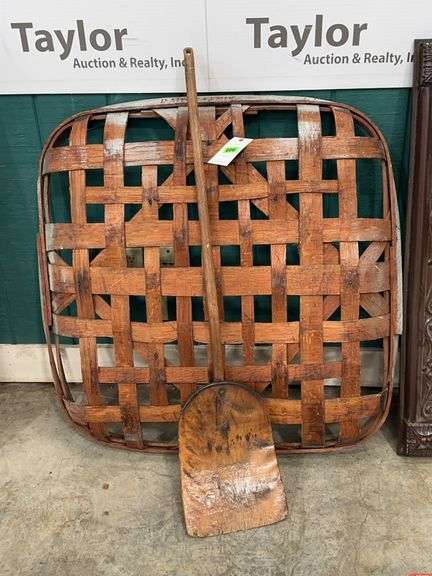 Tobacco Basket and Wooden Shovel image