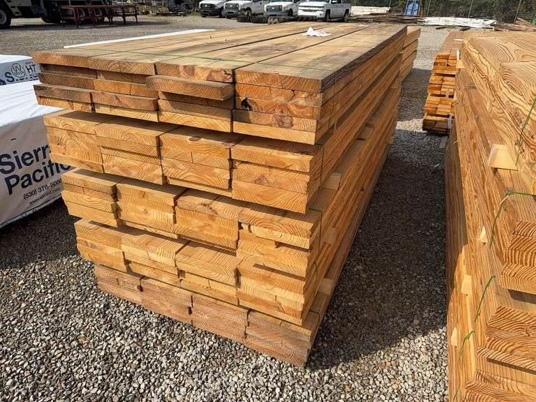 20 Pieces of Southern Yellow Pine Lumber - 2"x12"x10' image