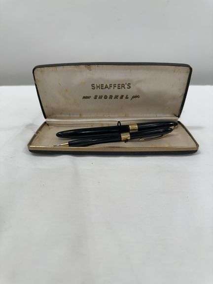 Sheaffer's New Snorkel Pen and Pencil Set in Case image