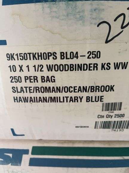 4 Boxes of Woodbinder Screws image