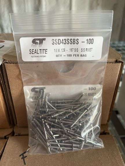 10 Boxes of Sealtite Fastening Systems S/S Rivets image