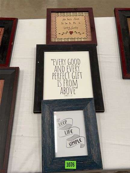 Set of Three Framed Inspirational Prints image