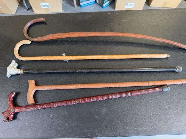 Decorative Walking Sticks and Canes (5 Items) image
