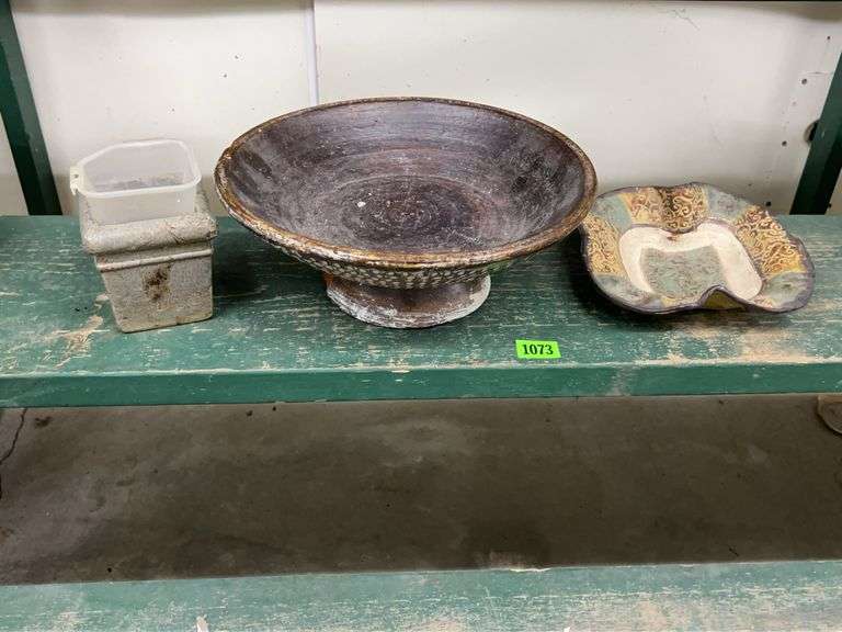 Collection of Three Assorted Decorative Vessels image
