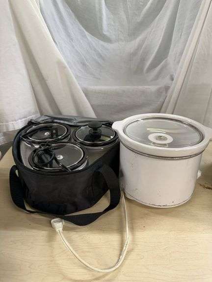 Crock Pot & Triple Slow Cooker Set image