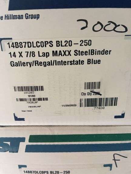 2 Boxes 14 x 7/8 Lap MAXX SteelBinder Screws image