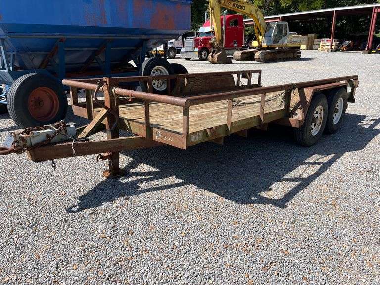 1999 Texas Bragg Equipment Trailer, 16FT image