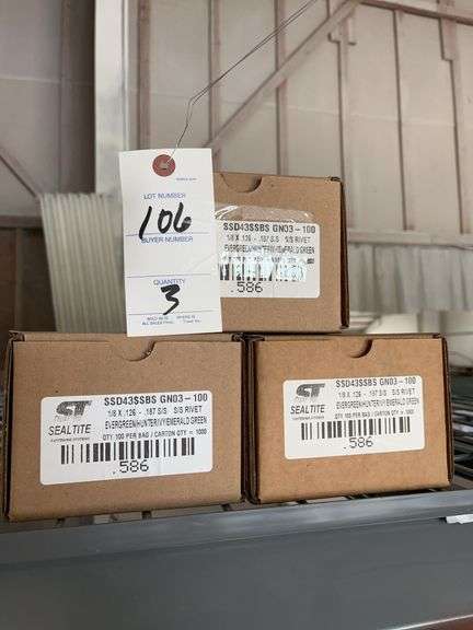3 Boxes Sealtite SSD43SSBS GN03-100 Rivets image