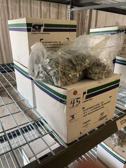 3 Boxes 10 x 1-1/2 Kwikseal MB Woodbind Screws image