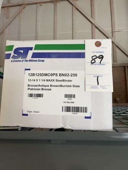 (1) Hillman Group 12-14 x 1 1/4 MAXX SteelBinder image
